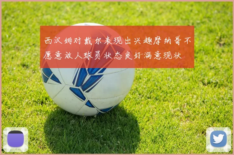 西汉姆对戴尔表现出兴趣摩纳哥不愿意放人球员状态良好满意现状