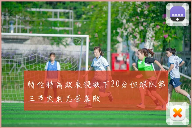 特伦特高效表现砍下20分但球队第三节失利无奈落败